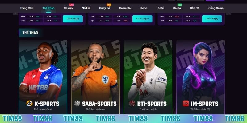 Giải trí uy tín cùng Thể Thao Tim88 mới nhất