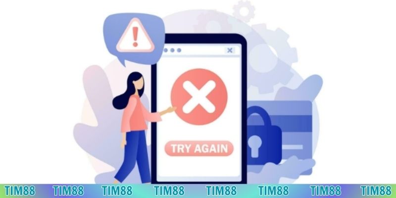 Lỗi nạp tiền không thành công dẫn đến gián đoạn