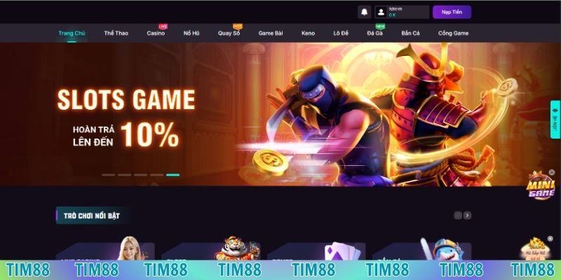 Nhà cái Tim88 hoạt động uy tín vững mạnh ở thị trường Việt Nam
