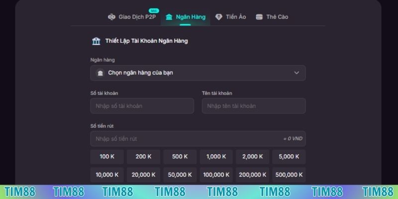 Nhận tiền về tài khoản cá nhân bằng chuyển khoản ngân hàng