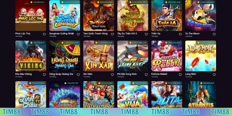 Thông tin về danh mục game Nổ Hũ Tim88